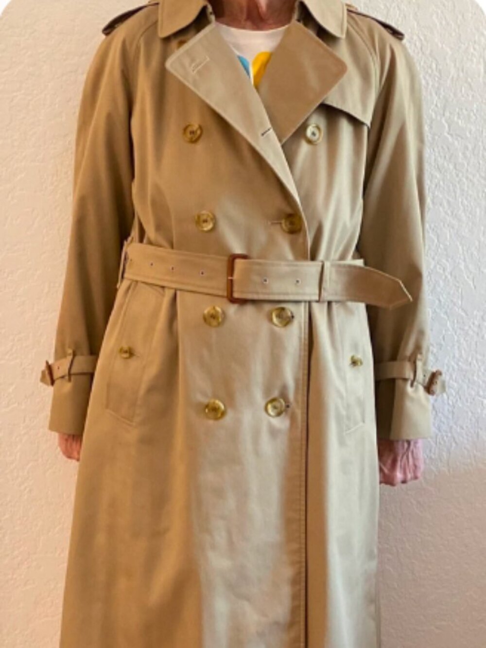 Burberrys' 1985 Trench Raincoat with zipped in lining - Picture 4 of 14